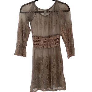 American Rag Semi-Sheer Dress M